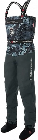 Вейдерсы мужские Finntrail Enduro 1525 CamoGrey_N Вейдерсы мужские Finntrail Enduro 1525 CamoGrey_N